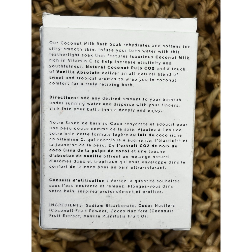 Herbivore Botanicals Coconut MILK Bath Soak Moisturizing Hydrating - Picture 4 of 4